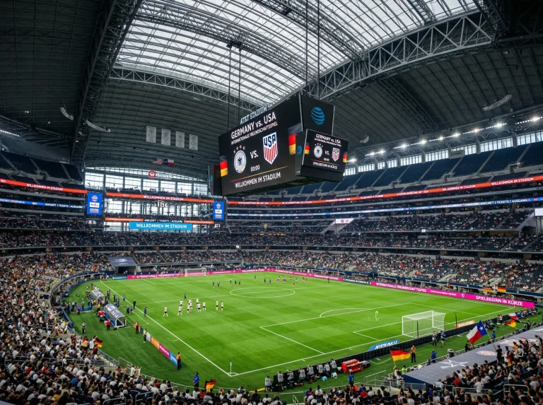AT&T Stadium in Dallas als zentraler Spielort der WM 2026