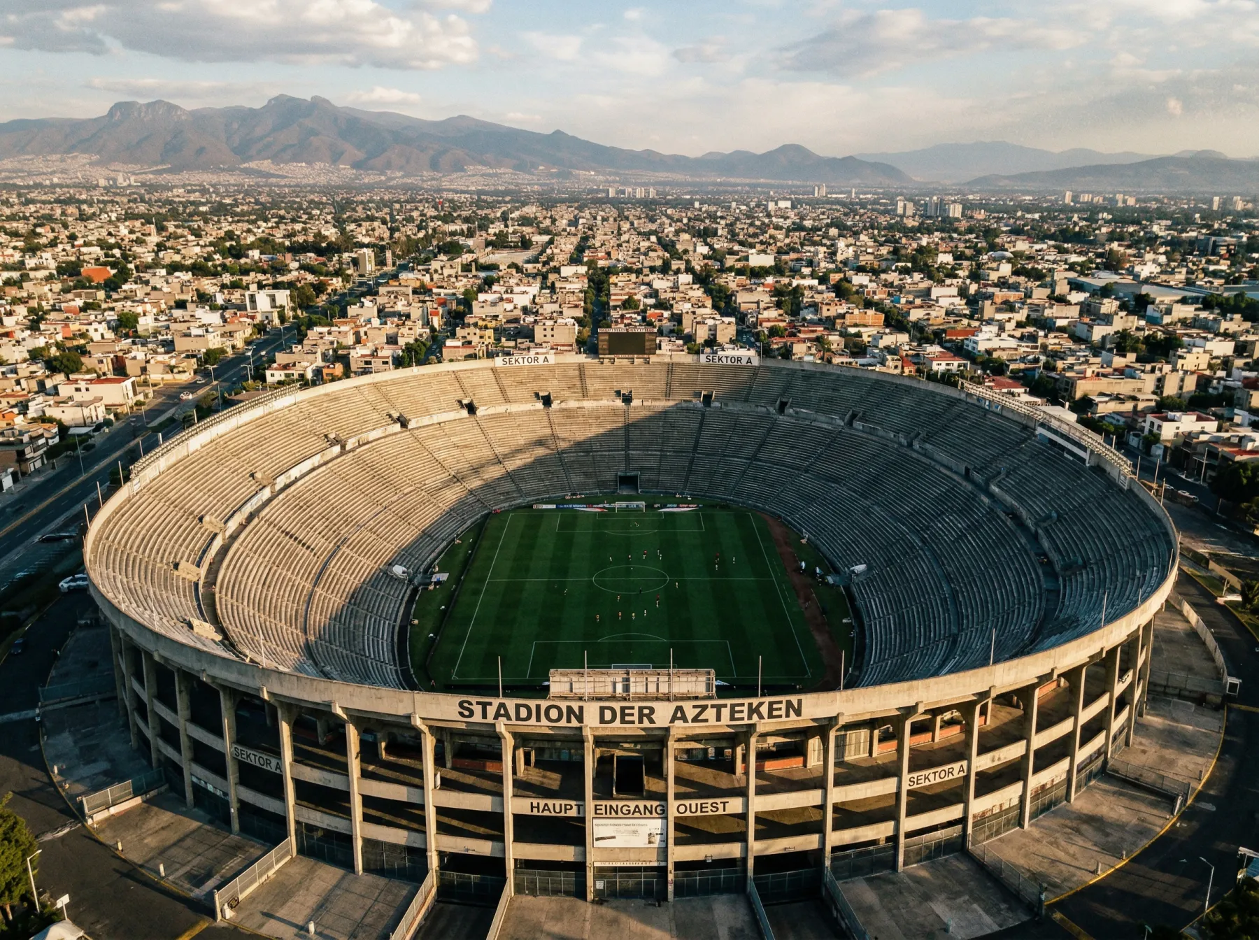 Estadio Azteca in Mexiko-Stadt als Austragungsort der WM 2026 Eröffnung