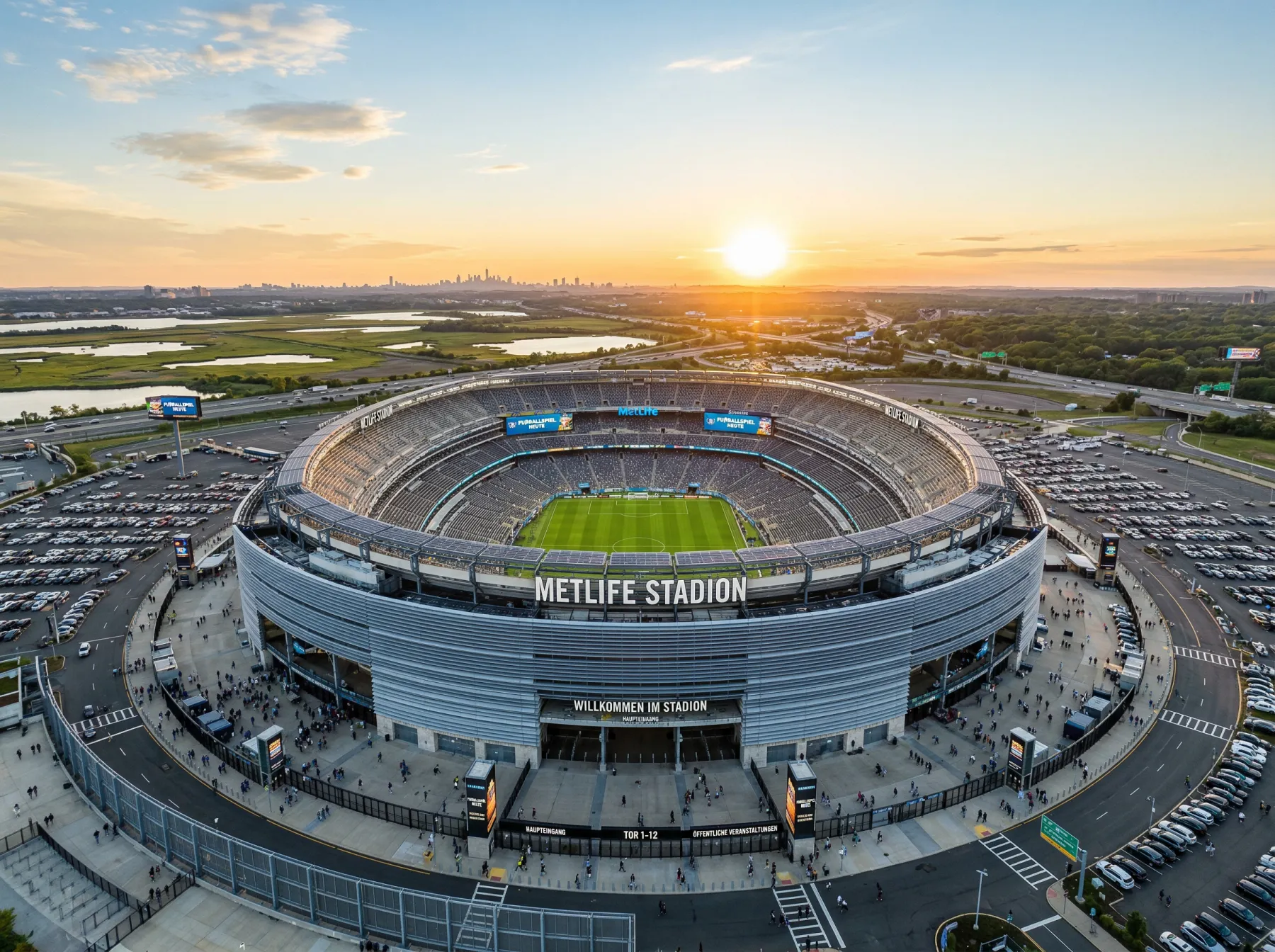 MetLife Stadium in East Rutherford als Austragungsort des WM-Finales 2026
